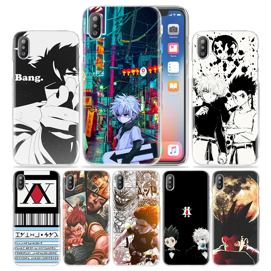 Чехол Hunter x Hunter Для iPhone XS Max XR X 10 11 7S 8 6 6S Plus 5S SE 5 4S 4 5C 6+ 6S+ 7+ 8+ жесткий чехол для телефона с рисунком аниме coque