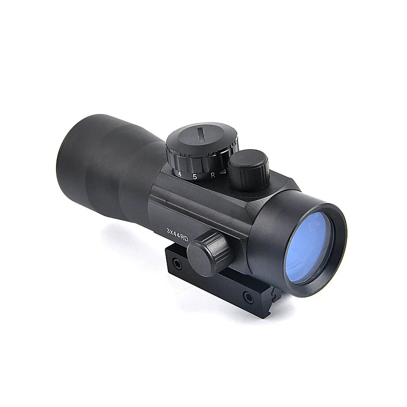 Тактический охотничий прицел Air Red dot 3X44 с красной точкой для крепления на рельсах