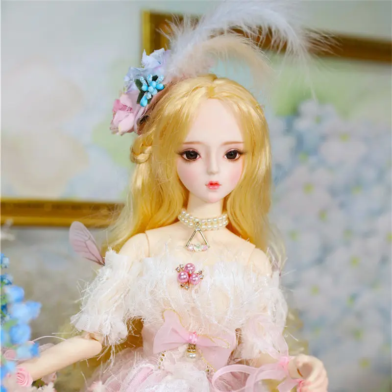 Шарнирная кукла принцессы DBS Dream Fairy 1/3 с шарнирным телом 62 см костюмом обувью и