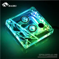 12V4PIN RGB Bykski водоблок для процессора cpu-XPR-A-V2 для INTEL LGA1150 1151 1155 1156 2011X99 черный серебристый RGB поддержка GND водяного охлаждения - Цвет лезвия: 12V4PIN RGB