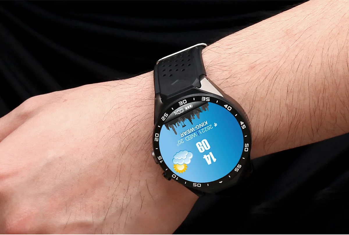 KingWear KW88 Смарт-часы для телефона Android 5,1 1,39 ''камера Запись 3g Smartwatch MTK6580 1,39 ГГц gps шагомер голосовой помощник