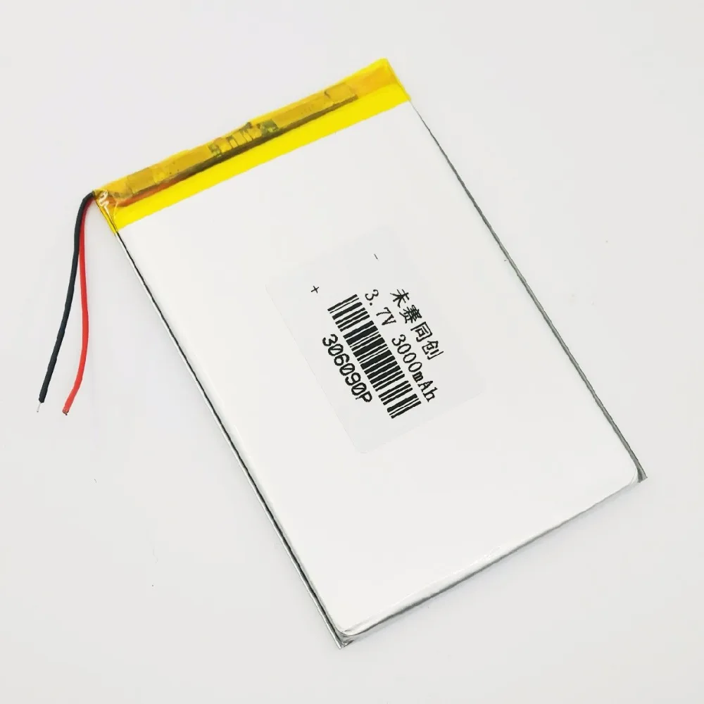 7 дюймовый планшетный ПК батарея 3 V 306090 3000MAH литиевая полимерная аккумуляторная