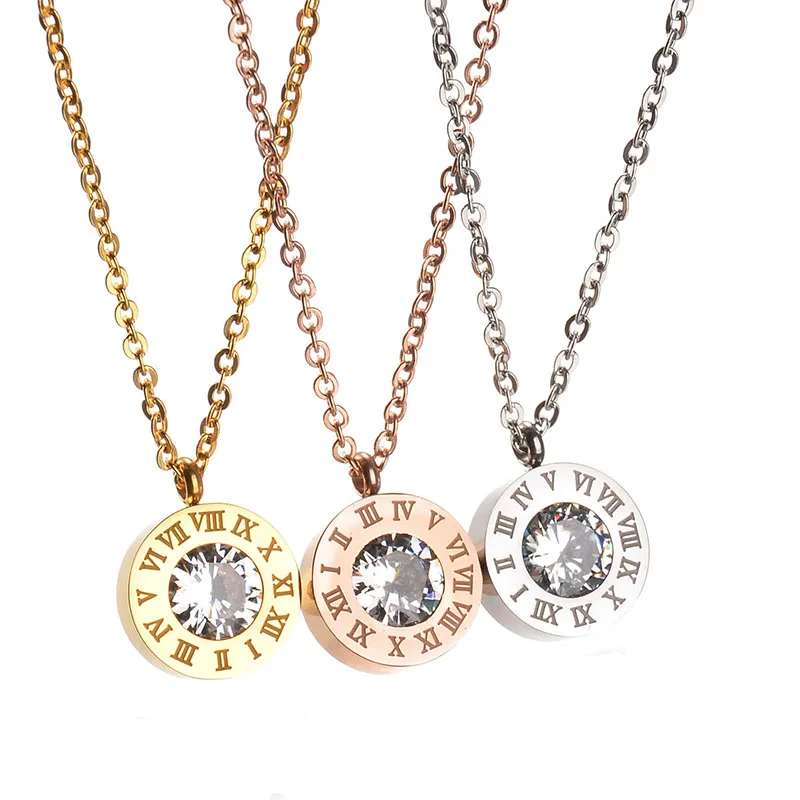 Цепочка из нержавеющей стали со сменными кристаллами 7 цветов|necklace stainless steel|chain