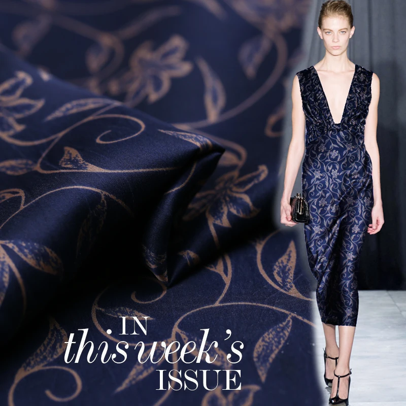 Сине белая фарфоровая шелковая ткань тутового шелкопряда с поливом сатиновая