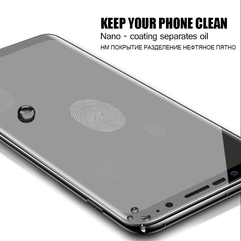 3D полное покрытие защитное закаленное стекло для Samsung Galaxy S8 S9 Plus Note 8 Защита экрана