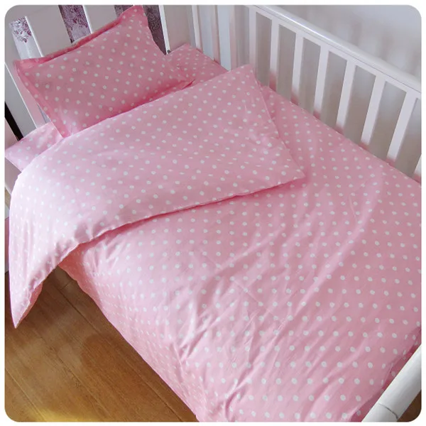 Promotion! 3PCS Beb Crib Set Winter Cotton Bed Bedding include:(duvet cover+sheet+pillowcase) | Мать и ребенок