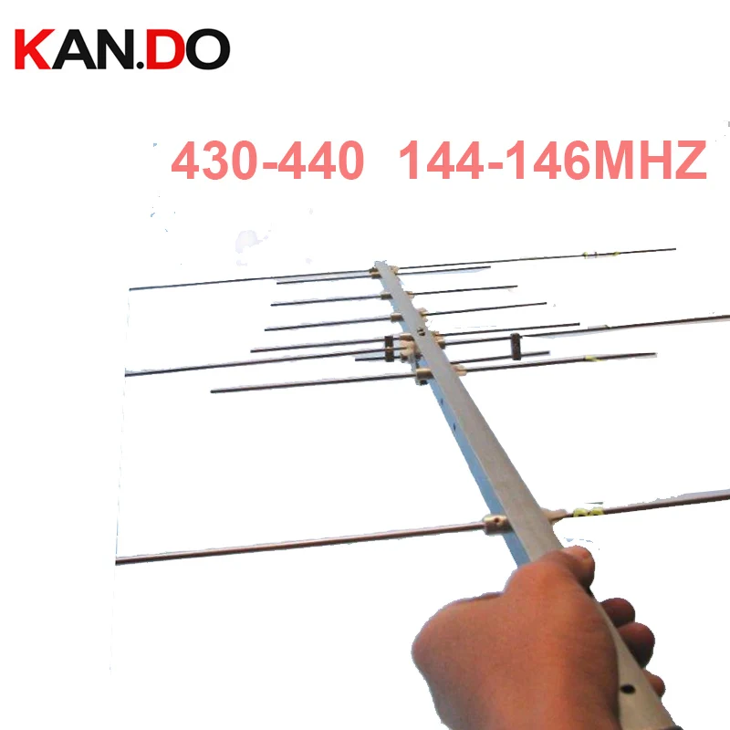 Портативная антенна UV yagi 430 440 144 146 МГц 11dbi Любительская повторитель двухсторонняя