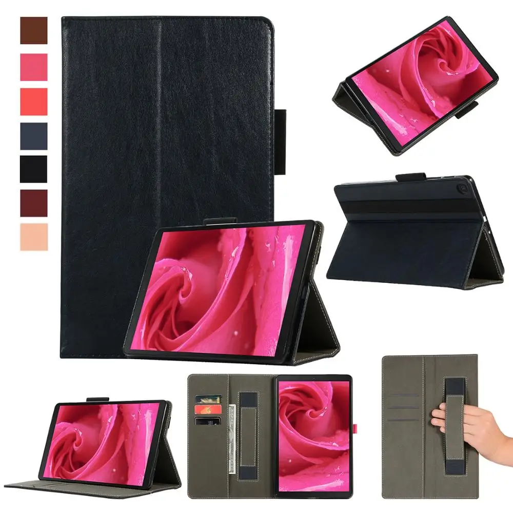Коровьей кожи магнитный штатив защитный чехол для телефона Samsung Galaxy Tab A 10 1 2019 T510
