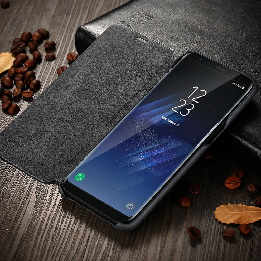 Чехол для Samsung Galaxy S8 G950F G950FD роскошный классический кожаный чехол X-Level