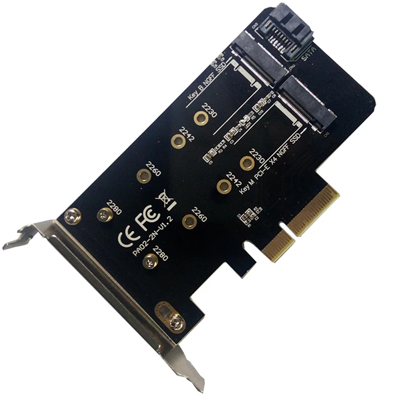 Zomy черный B чтобы M.2 NGFF SATA SSD PCIE M ключ к NVME адаптер Контроллер конвертер Поддержка