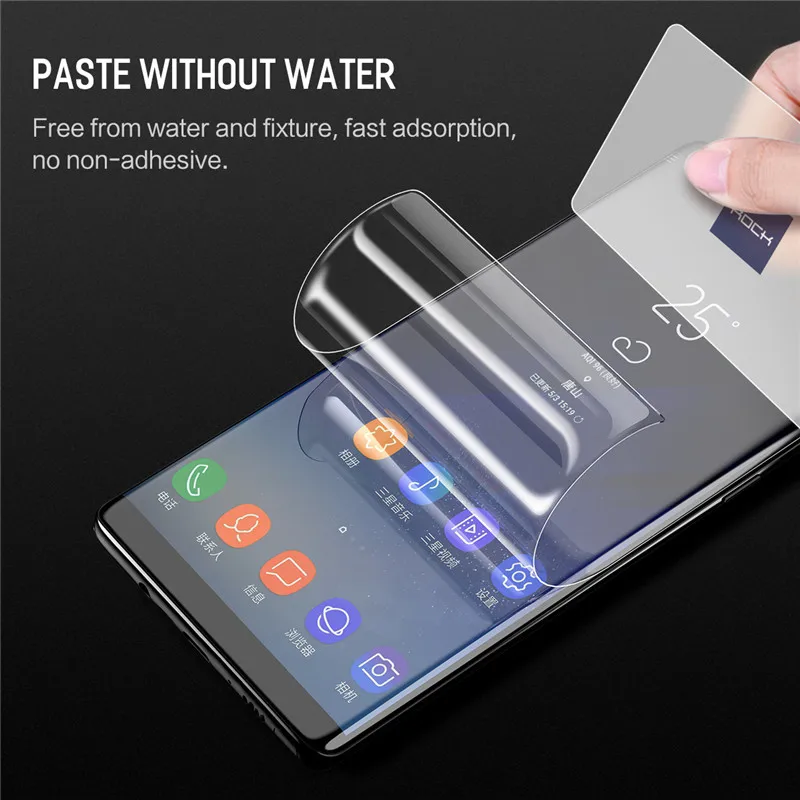 Рок гидрогель Экран протектор для samsung Galaxy Note 8 0 18 мм полный защитный Стекло фильм