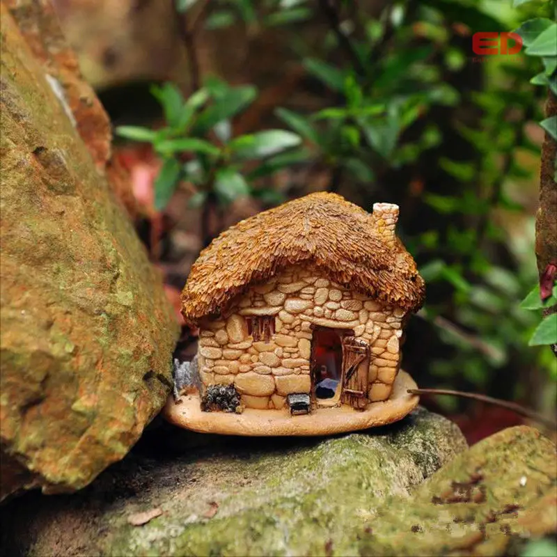 Коллекция на каждый день милый Мини Дом DIY Смола Фея Сад ремесло украшение