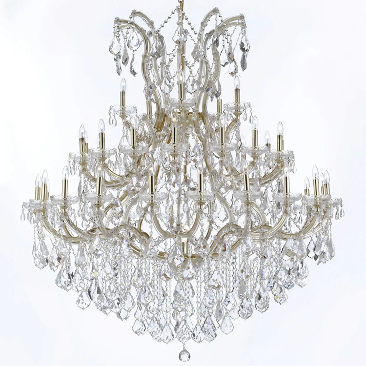 Люстра для вестибюля отеля хрустальные люстры Мария Тереза большие роскошные