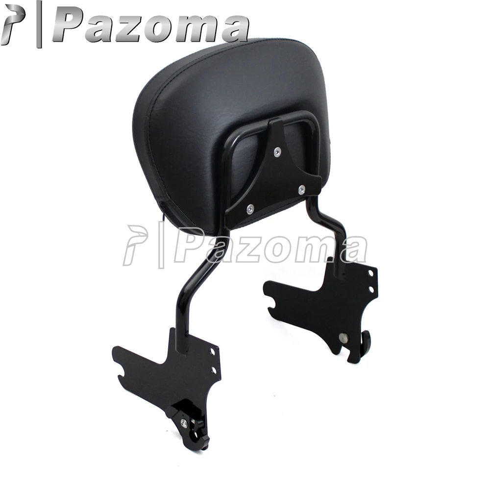 Черная мотоциклетная съемная спинка для заднего сиденья багажная стойка Harley Touring