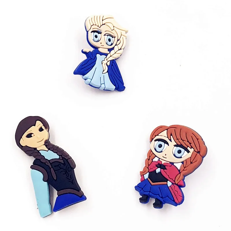 1 шт Принцесса Эльза Анна персонаж ПВХ Фигурки Pinbacks Значки броши значки Сумки