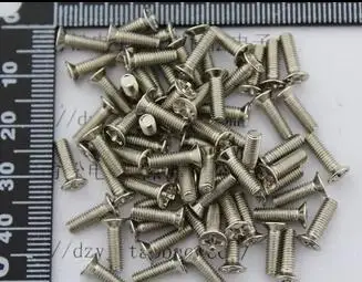 

100 шт./лот 3*10 мм 3 мм длина винтов 10 мм M3 * 10 плоская головка