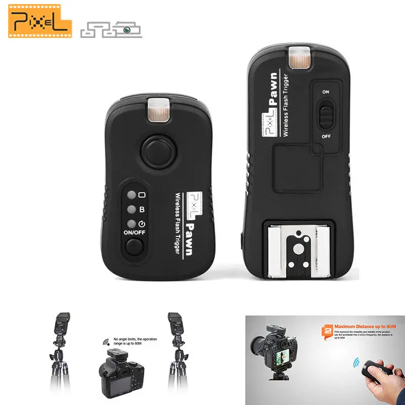 Pixel X800N Стандартный беспроводной i TTL HSS Вспышка Speedlite + TF 362 триггер для Nikon D7100 D3100 D5300