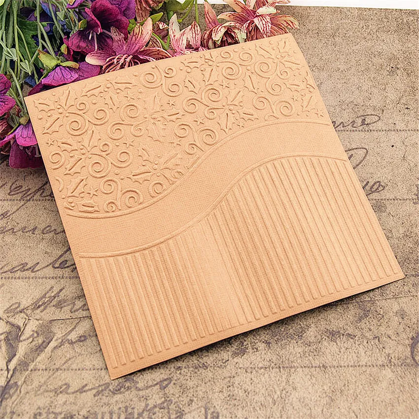 Лидер продаж пластиковый ротанговый шаблон рукоделие создание карт фотография