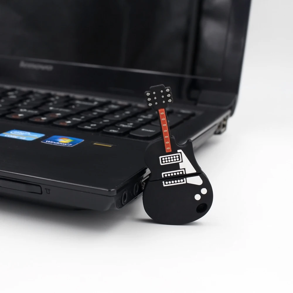 Бесплатная доставка флеш накопитель usb в форме гитары водонепроницаемый 8 ГБ 16 32 64