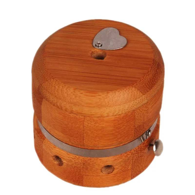 

hot-selling Querysystem cauterize bamboo wooden moxa box utensils tank can thermostat with 30pcs moxa roller Meridian