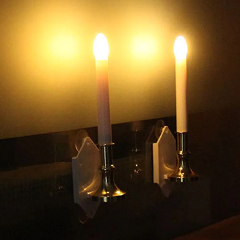 1/2 шт. светодиодный светильник для свечей водонепроницаемый солнечное освещение