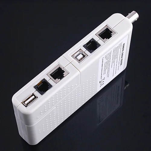 RJ11 RJ45 USB Кабель BNC 4-в-1 Удаленная LAN Кабельный тестер сетевой кабель метр для UTP STP