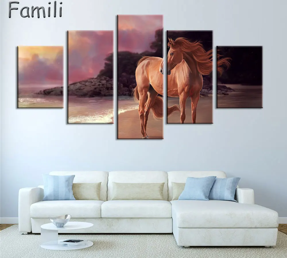 5 шт./компл. большие настенные картины для гостиной украшения шт. современные на