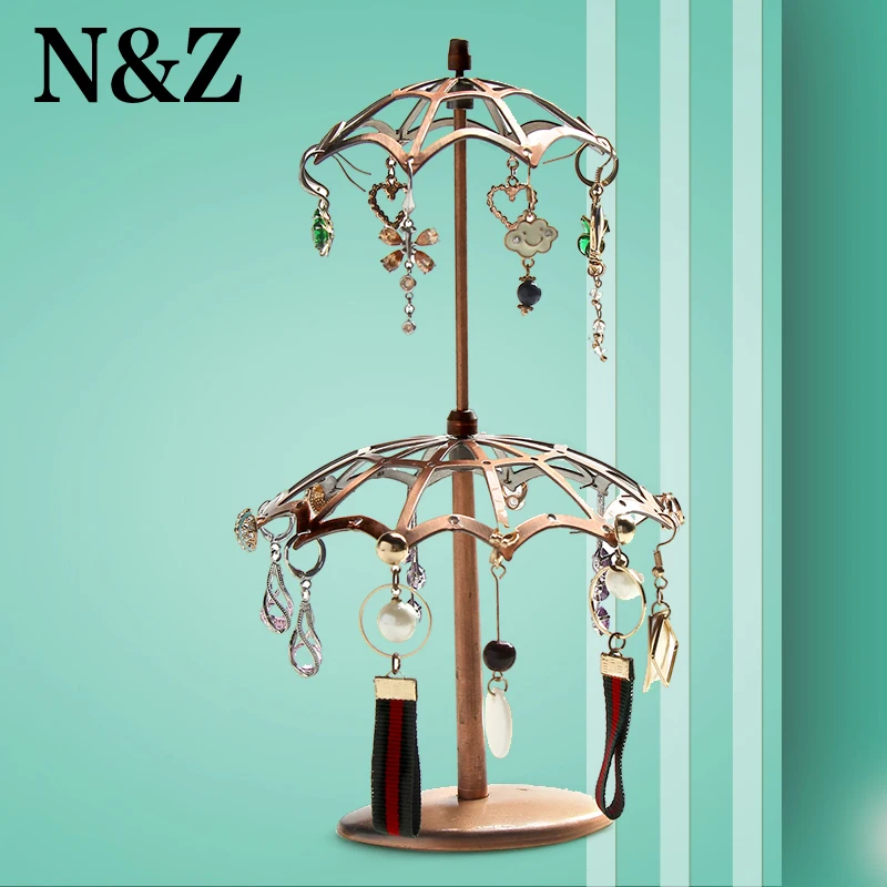 N & Z новый зонт форма 2 слоя Серьги Дисплей Стенд держатель серьги Организатор