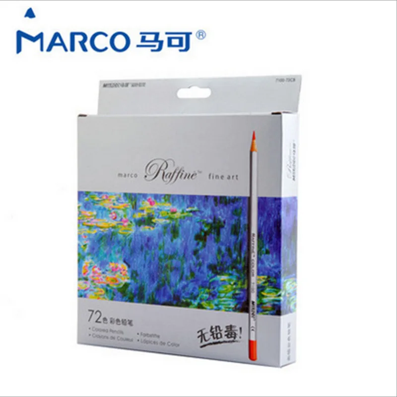 

Marco Raffine Fine Art 72Colors Non-toxic Color Pencil lapis de cor Professional Colored Pencils for School Supplies Wholesale