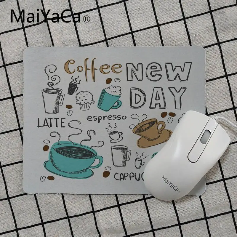 MaiYaCa We Love Tea Time Удобный маленький коврик для мыши игровой ПК компьютер Самые