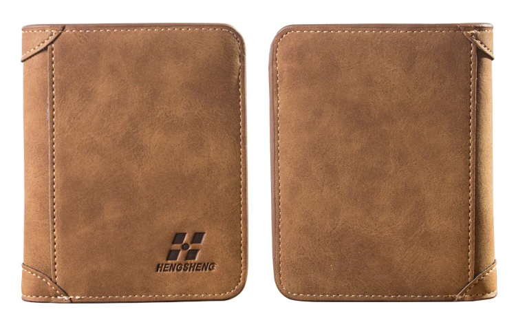 2017 Лидер продаж модные мужские бумажники синего кофе искусственная кожа высокое