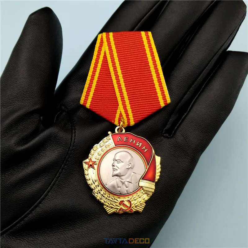 Советский Ленинский орден Красный баннер значки КЦХП СССР военный медаль с лентой