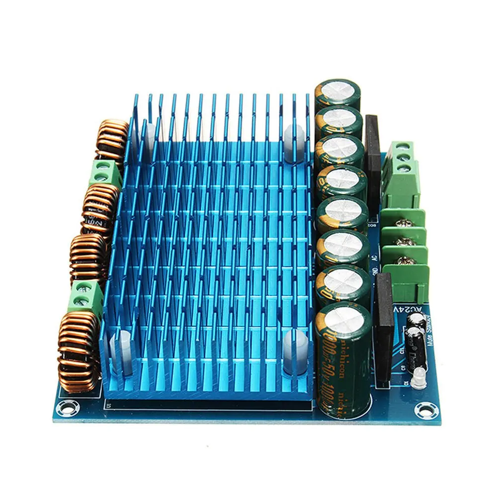 XH-M252 tda8954-й двойной чип D Цифровой усилитель доска Аудио усилитель плата 420 Вт* 2
