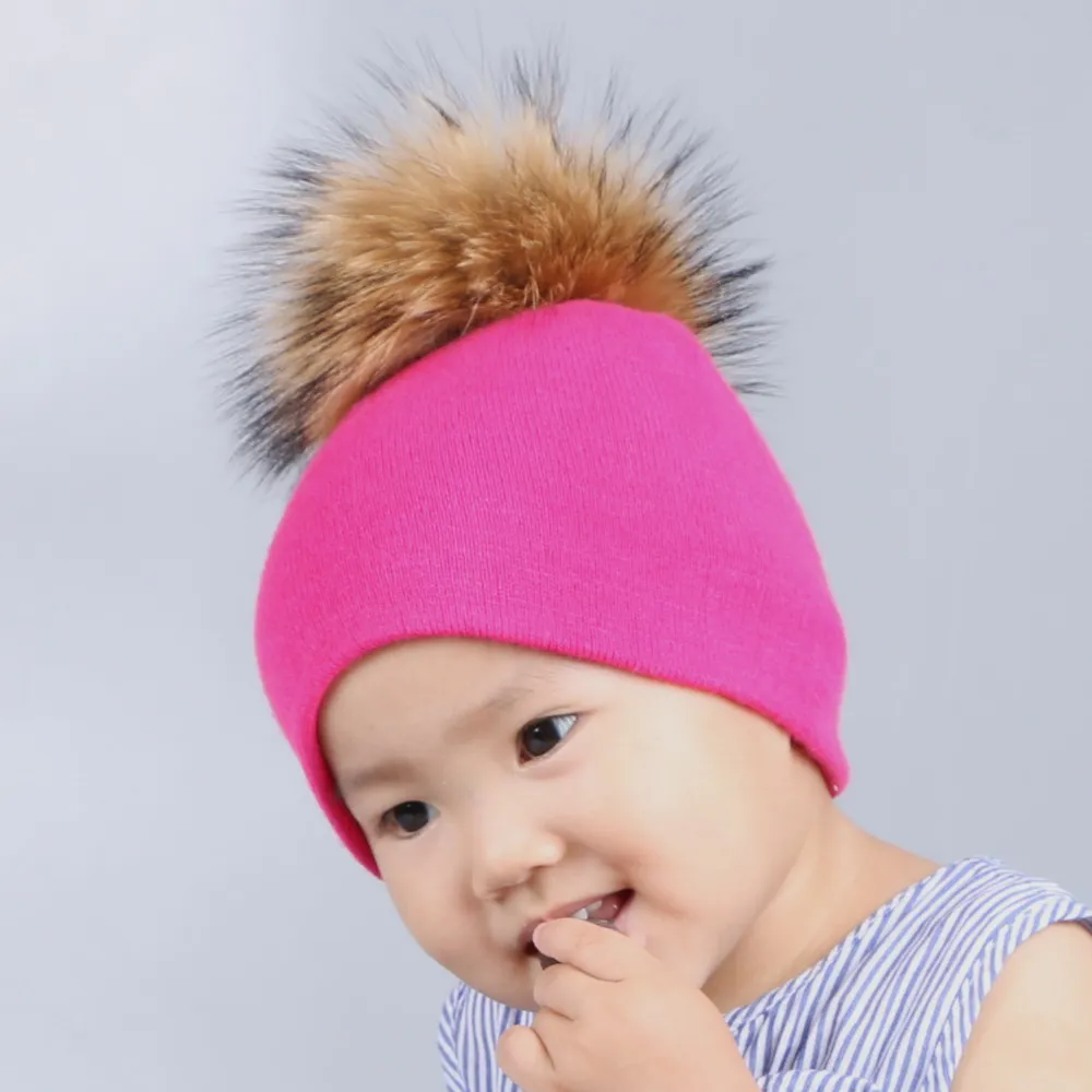 Вязаная зимняя шапка для детей от 0 до 3 лет мальчиков и девочек детский хлопковый