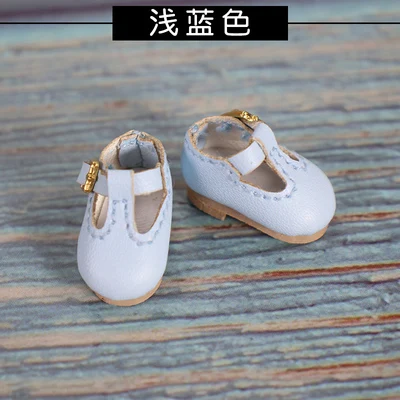Кукла-кукла blyth обувь для куклы DODO OB11 - Цвет: pale blue