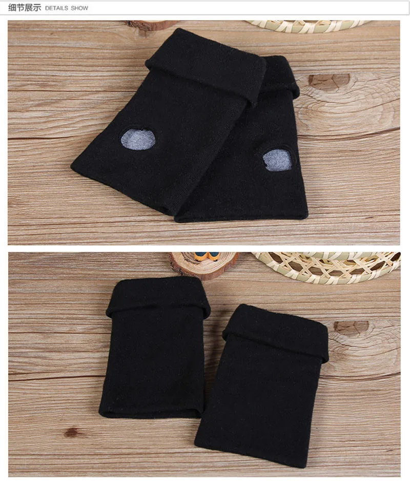 Fashion Anime Sword Art Online SAO Half Finger Glove Cotton Knitting Fingerless Mitten Lovers Cosplay Accessories Warm Gifts |