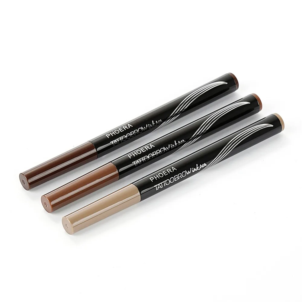 PHOERA автоматический матовый карандаш для бровей водостойкая ручка татуировки