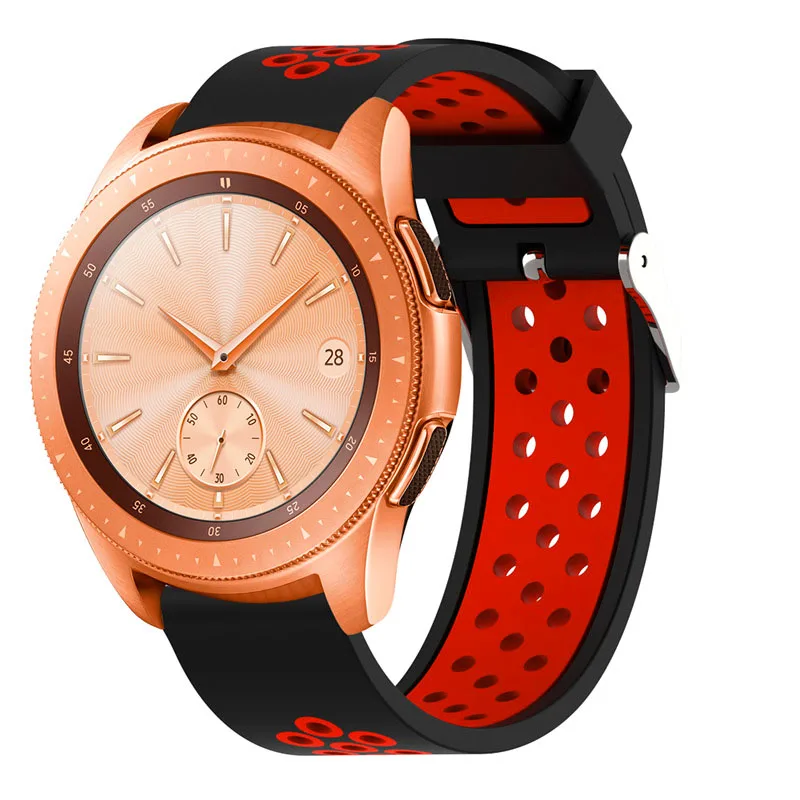 20 22 мм Galaxy watch 46 мм ремешок для samsung gear sport S2 S3 Classic Frontier watch Band huami amazfit pace Bip BIT Lite band