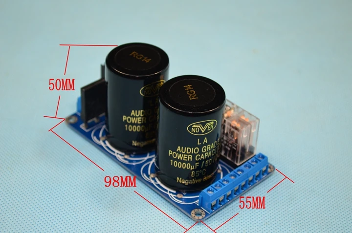 25A 10000UF50V усилитель выпрямитель фильтр плата питания с функцией защиты DIY