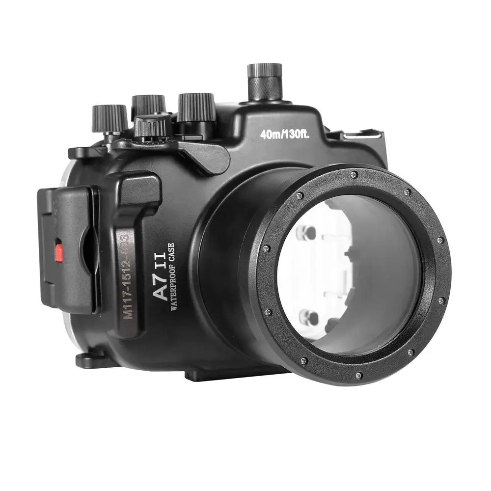 Meikon A7II A7R II водонепроницаемый корпус Чехол 40 м 130 футов для Sony A7 A7S + купольный порт