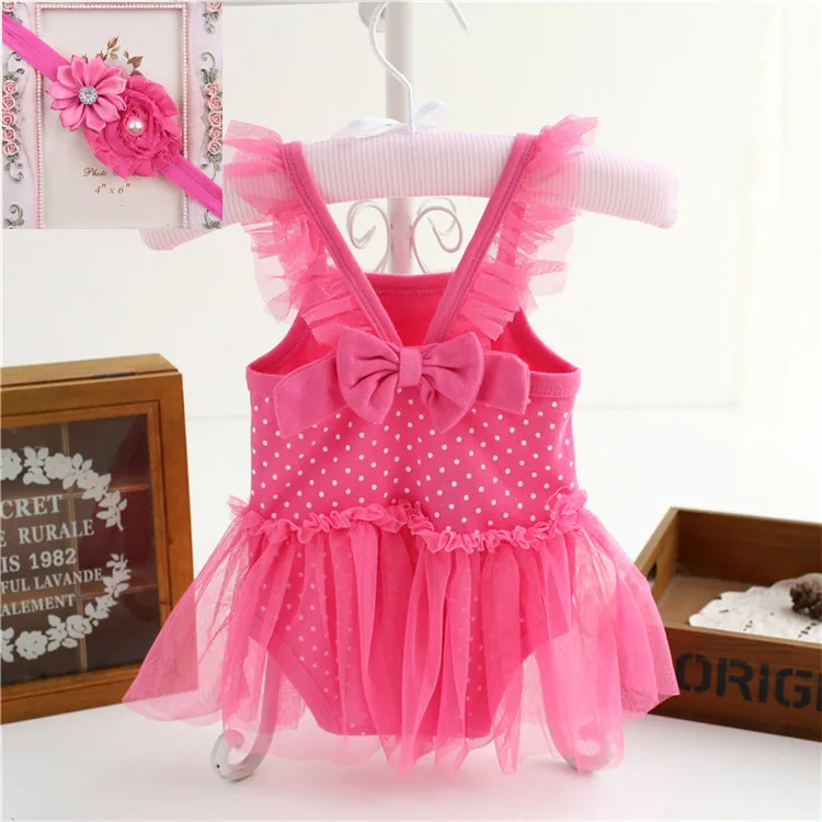 

50-57cm DOLLMAI reborn silicone babies doll clothes pink dots dress princess bow skirt with headdress as kids birthday gift