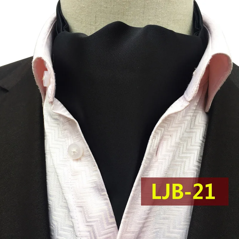 2017 британский стиль однотонный черный модный мужской шейный платок