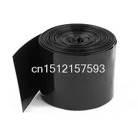 50mm30mm pvc heat shrink tubing wrap black 10m 33ft for 2x18650 battery