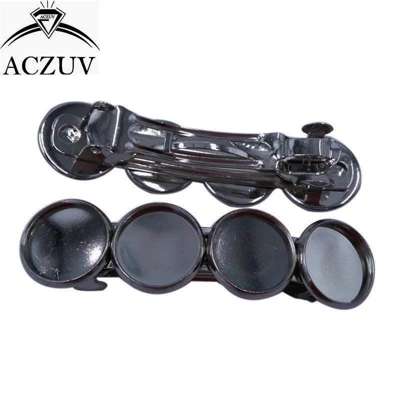 100 шт 12 мм Кабошон Установка французские заколки для волос заколка DIY аксессуары