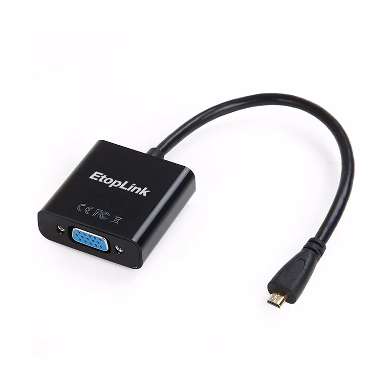 EtopLink Micro HDMI VGA кабель для мужчин и женщин адаптация аудио разъем USB HD конвертер XBOX