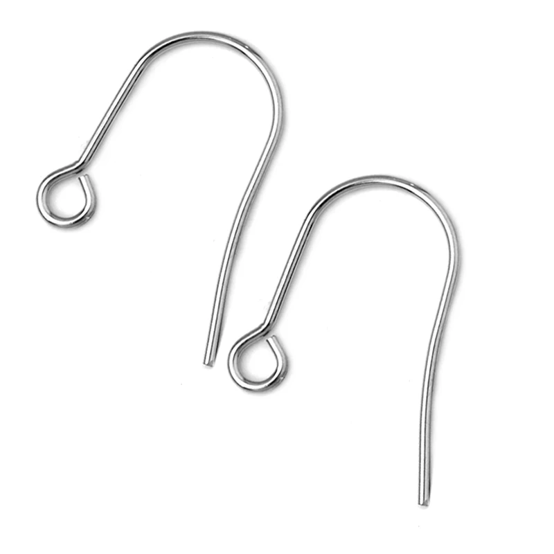 Серьги из нержавеющей стали, застежка-крючок для ушей, крючки, не аллергические, сделай сам, модные ювелирные изделия, аксессуары для ушей