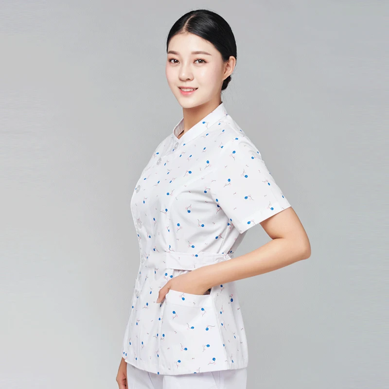 [TOP] Женская боковая форма с принтом воздушных шаров медицинская Униформа