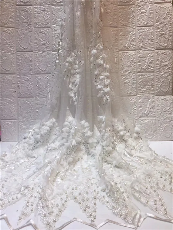 New arrival african lace fabrics high quality purple cord French Tulle Lace fabric for party dress Nigerian beaded | Дом и сад