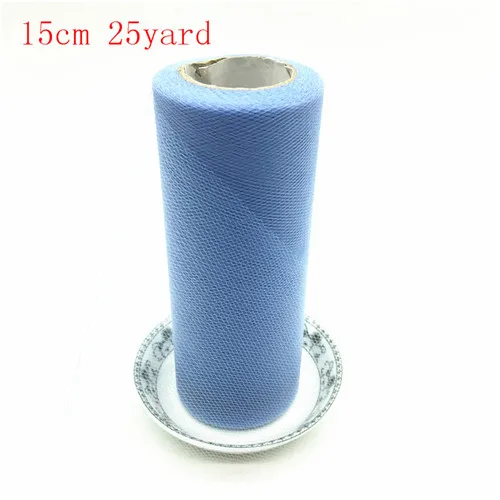 25yard c21 15 см 10/25 Ярдов Блестящий рулон тюля с блестками катушка пачка Свадебная отделка органзы лазер DIY ремесло день рождения поставки - Цвет: 25yard c21