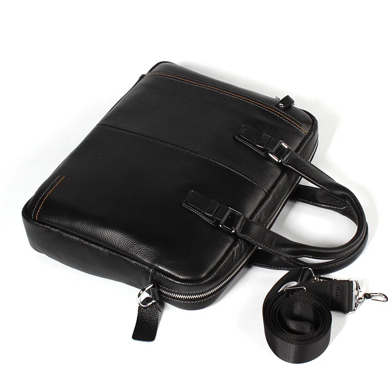 Портфель мужской из 2019 натуральной коровьей кожи роскошный чемоданчик на плечо